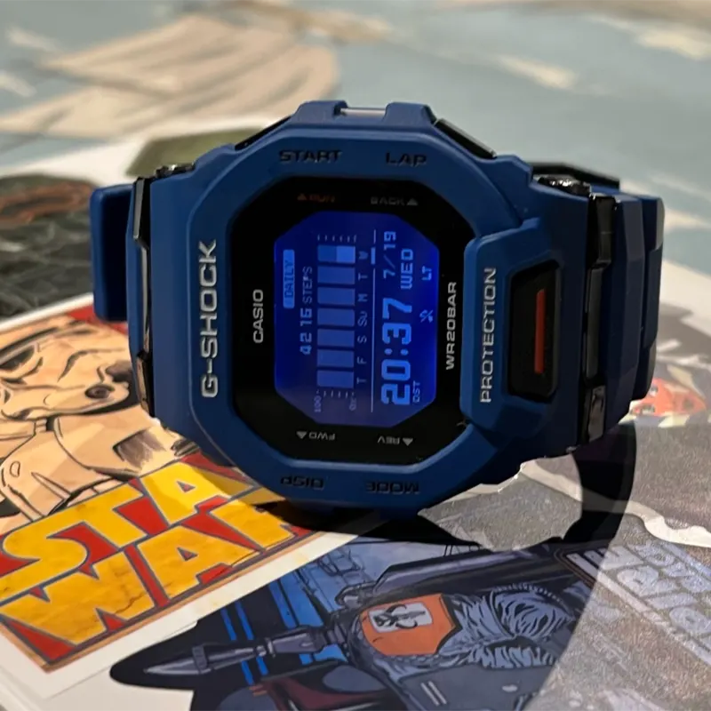Casio G-Shock Men’s Digital Dial Bluetooth G-Squad Watch- GBD-200-2DR